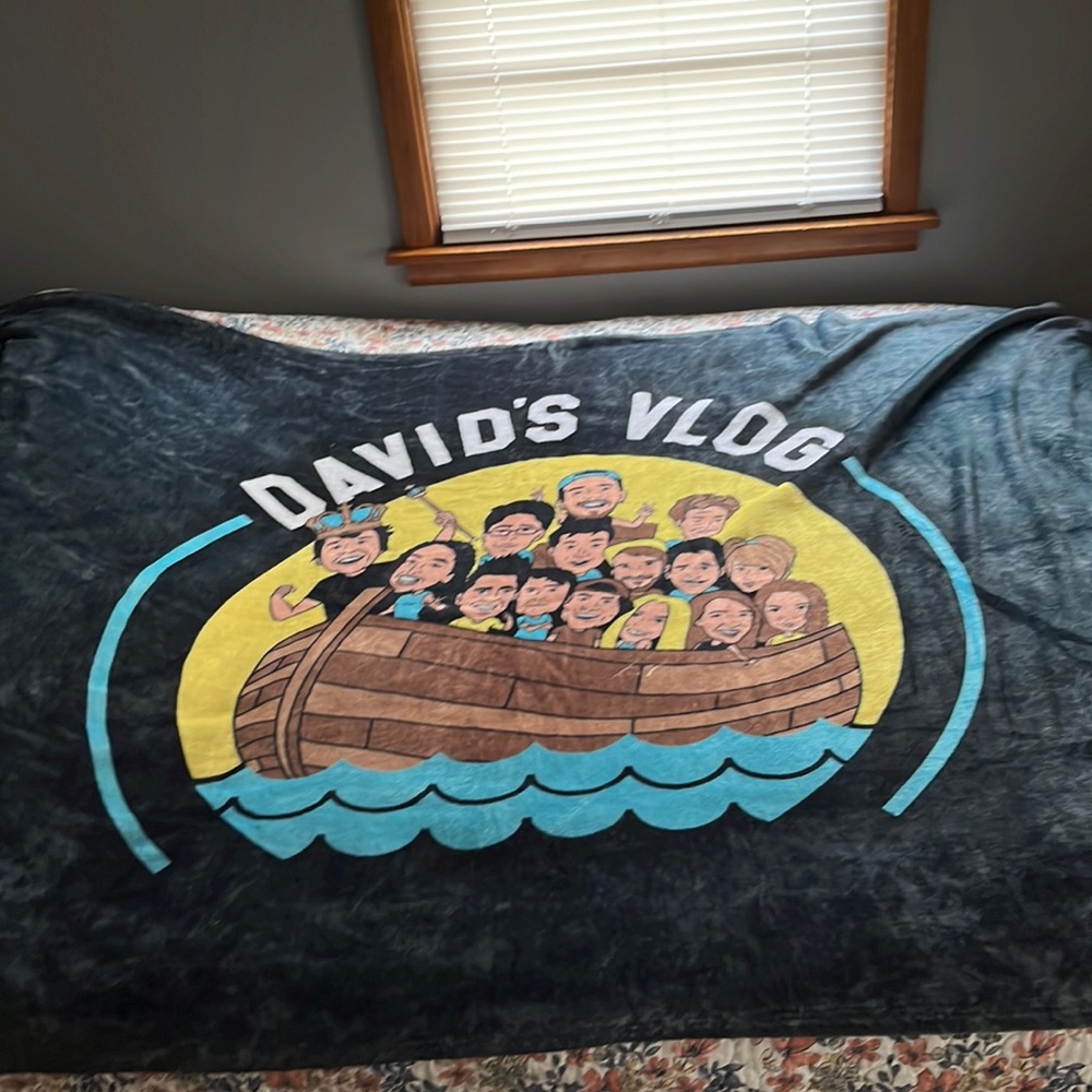 Original David Dobrik Blanket! They dont carry these anymore! One of a kind!